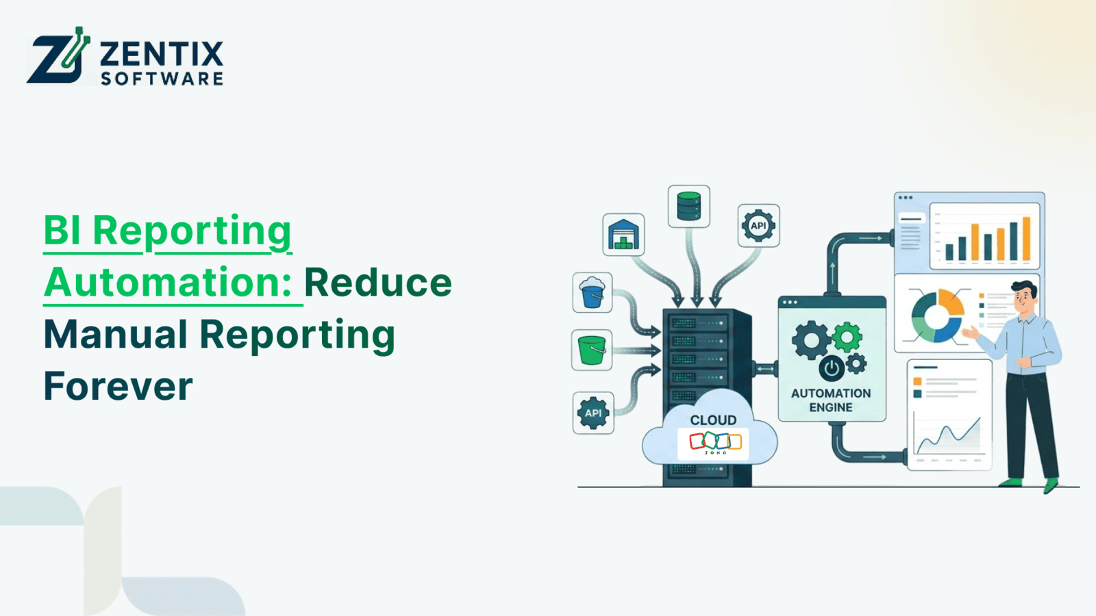 Zoho BI Reporting Automation: Reduce Manual Reporting Forever